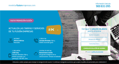 Desktop Screenshot of movistarfusionempresas.com